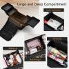 imageStagiant Makeup Train Case Nail Bag Organizer Case Makeup Box Organizer 4 Tier Large Travel Makeup Case with CompartmentsShoulder Strap for MUAManicureTattooEye Lash ExtensionBlackBlack Medium