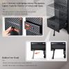 imageStagiant Rolling Makeup Case with Drawers Cosmetology Case on Wheels 4 IN 1 Makeup Case 3 Drawers with Foot Stand Springrelease Mechanism Rolling Make Up Organizer for Artist Salon Nail Teach Trunk4 Drawers Black Checkerboard
