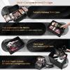 imageStagiant Rolling Makeup Case 4 in 1 Cosmetology Case on Wheels Makeup Travel Case with Cosmetic Bag Key Swivel Wheels Salon Barber Case Traveling Cart Trunk Cosmetic Trolley Alpine PinkAlpine Black with Bag